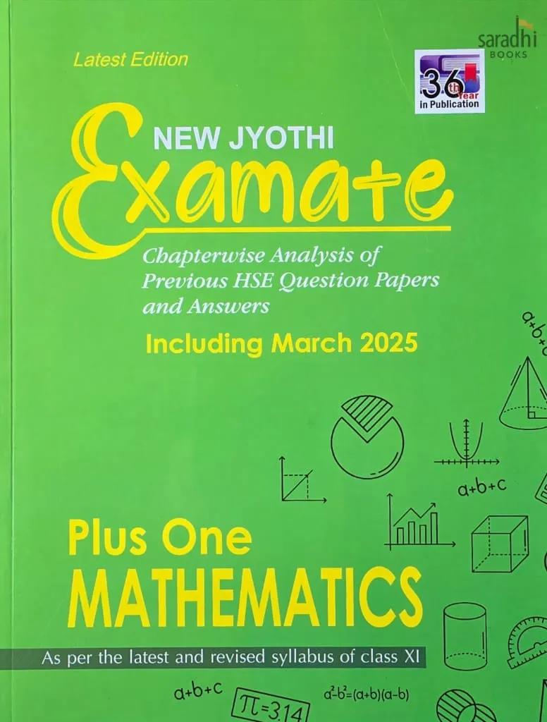 New Jyothi Examate | Class 11 | Mathematics | Chapterwise Analysis of Previous HSE Question Papers and Answers | New Jyothi Maths Class 11 Question Papers & Answers