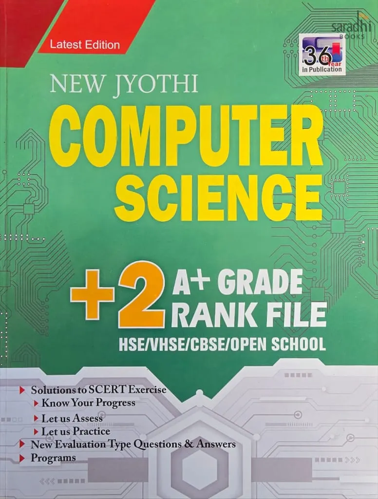 New Jyothi Class 12 Computer Science | Rank File | NCERT/SCERT | New Jyothi 12 Computer Science Rank File