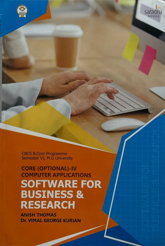 Software for Business & Research | Prakash Publications | C.B.C.S.. B.Com. Programme | Semester 6 | MG University