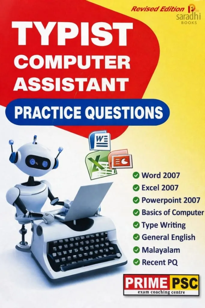 Typist Computer Assistant 2026| Practice Questions | Prime PSC | Prime PSC Typist