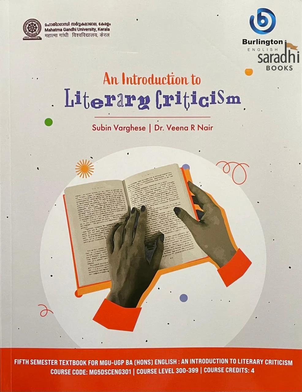 An Introduction to Literary Criticism | BA English Semester 5 textbook | Mahatma Gandhi University | MG5DSEENG301 | Burlington English