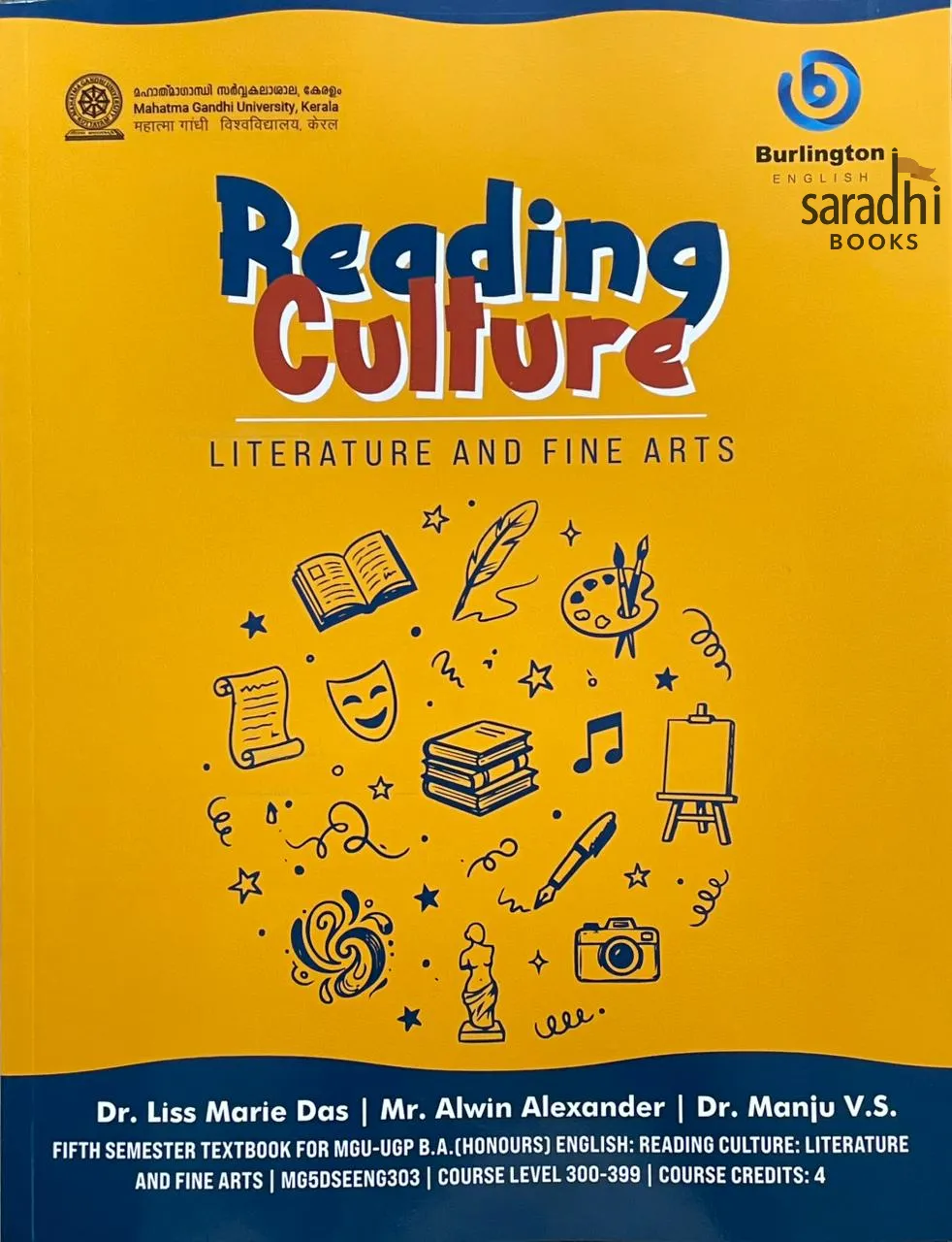Reading Culture : Literature And Fine Arts | BA English Semester 5 textbook | Mahatma Gandhi University | MG5DSEENG303 | Burlington English
