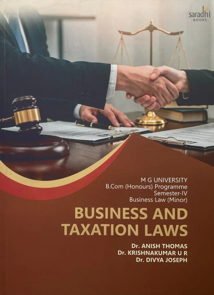 Business and Taxation Laws | Prakash Publications | MG University B.Com. (Honours) Programme | Semester 4 | Business Law (Minor)