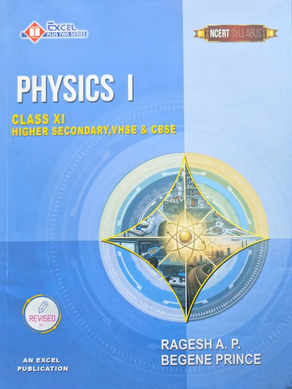 Physics Textbook 2026 | Plus One/Class 11 NCERT Syllabus | Higher Secondary, VHSE & CBSE | Excel Publishers