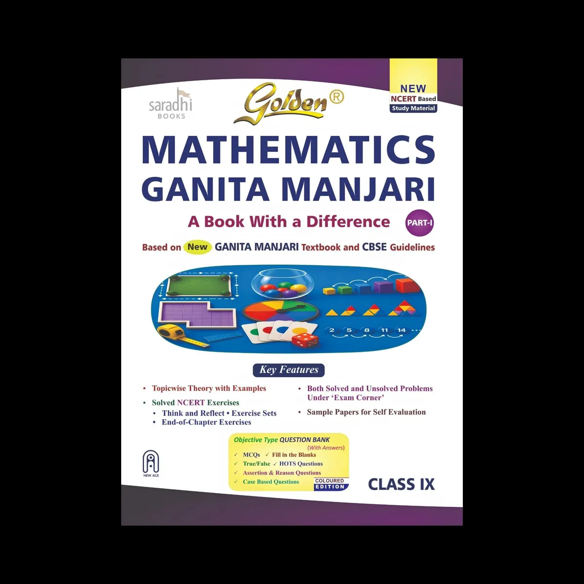 Golden Mathematics Ganita Manjari | Class 9 | CBSE Guide | Latest edition (2026-2027)