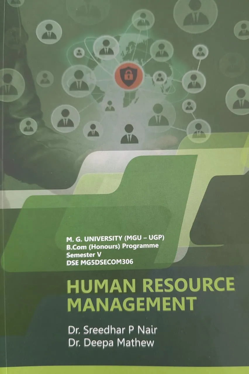 Human Resource Management | Prakash Publications | MGU-UGP B.Com (Honours) Programme | Semester 5 | DSE MG5DSECOM306