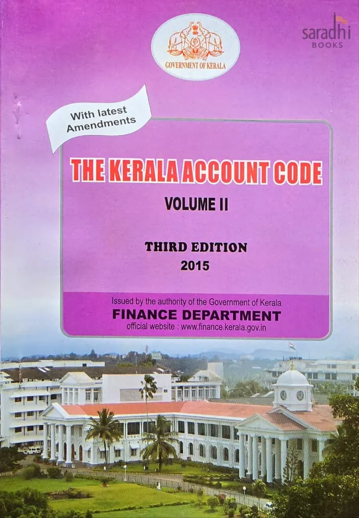 The Kerala Account Code Volume  2 | KAC 2 | 3rd Edition | Finance Department