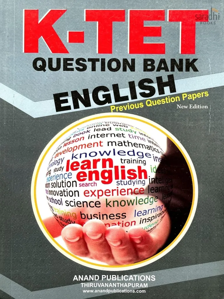 K-TET Question Bank 2026| English |Anand Publications | K-TET English Question Bank