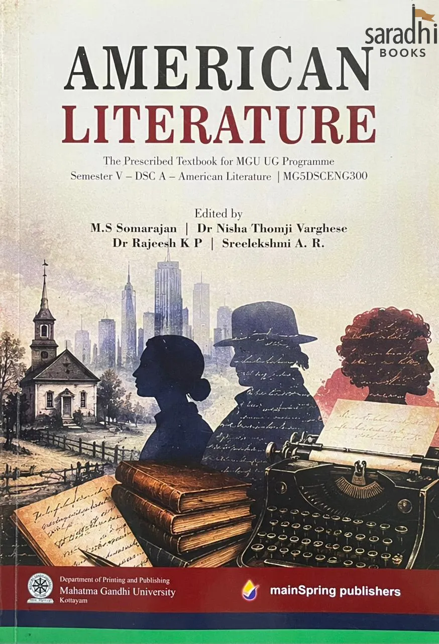 American Literature | BA English Semester 5 textbook | Mahatma Gandhi University | MG5DSCENG300 | Mainspring Publishers