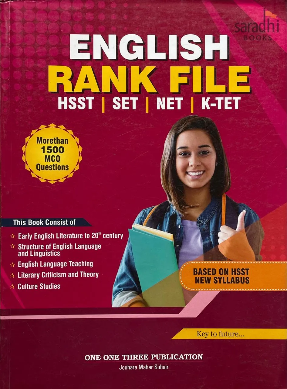 K-TET English Category 3 Rank File 2026 | HSST/NET/SET/KTET One One Three Publication