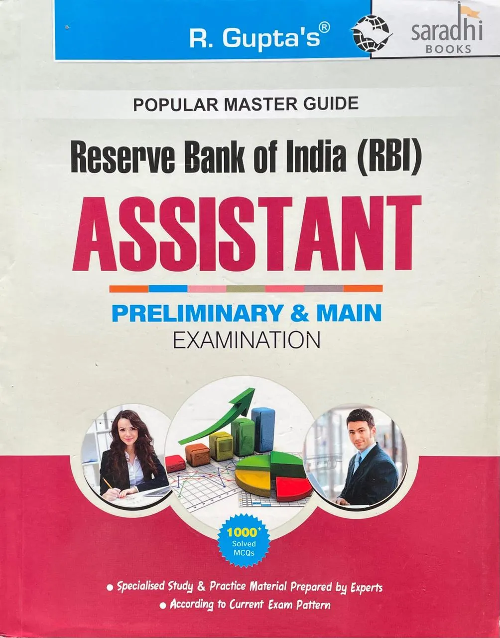 Reserve Bank of India: RBI Assistants (Preliminary & Main) Recruitment Exam Guide 2026 | R Gupta's | Ramesh Publishing House