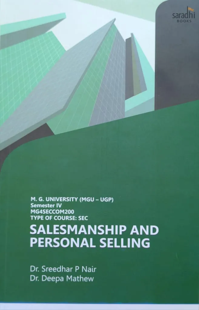 Salesmanship and Personal Selling | Prakash Publications | MGU-UGP | Semester 4 | MG4SECCOM200