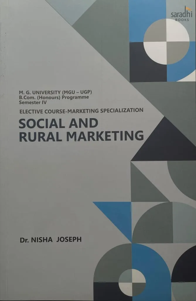 Social and Rural Marketing | Prakash Publications | (MGU-UGP) B.Com. (Honours) Programme | Semester 4 | Elective course - Market Specialization