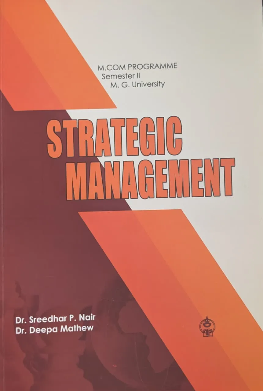 Strategic Management | Prakash Publications | MGU M.Com | Semester 2