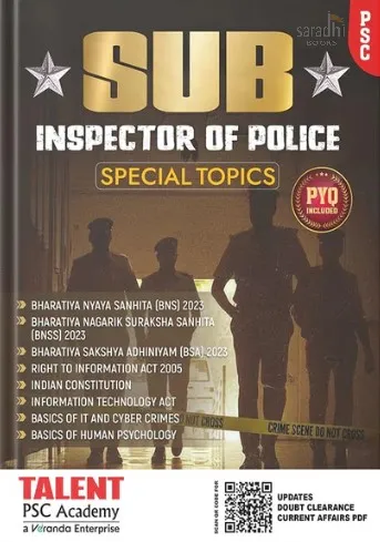 Kerala PSC Sub Inspector Of Police (SI) | Special Topics | Talent PSC Academy