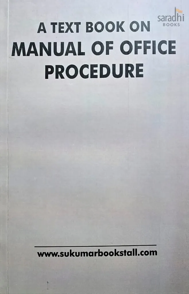 A Text Book on Manual of Office Procedure | MOP | Departmental Test