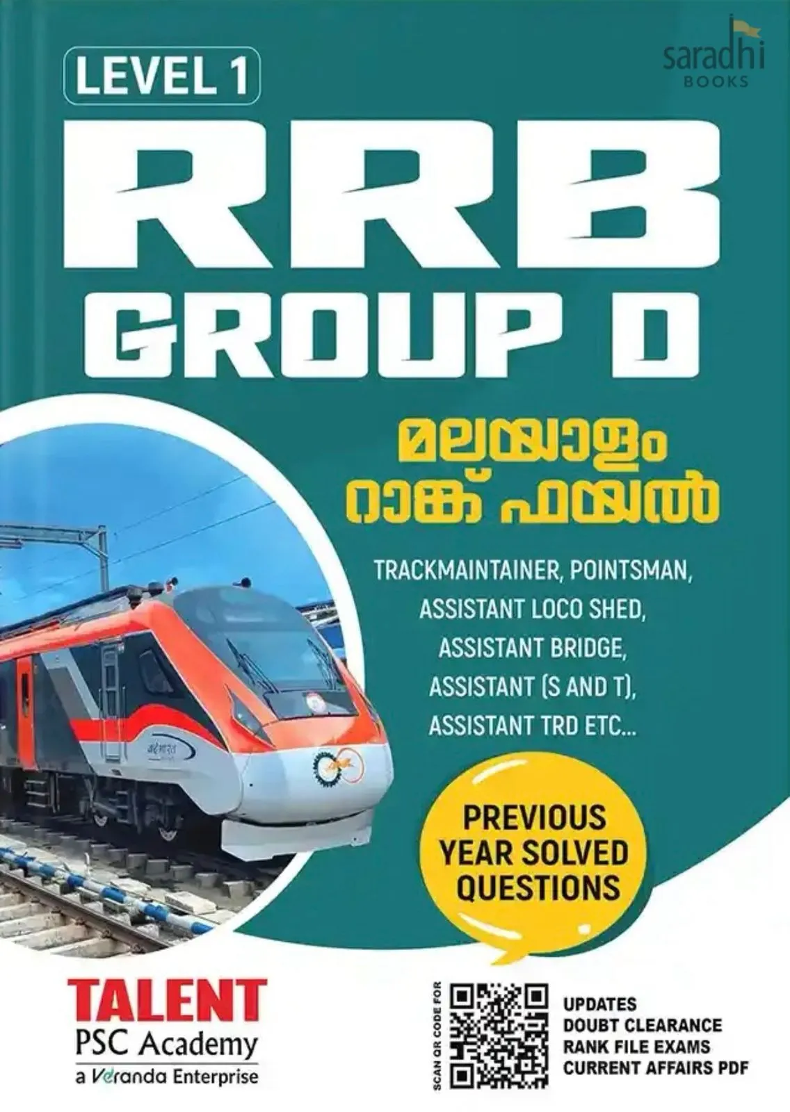 RRB Group D Malayalam Rank File 2026| Level 1 | Talent PSC Academy